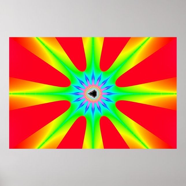 Estrela - Poster Fractal (Frente)