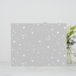 Estrela prateada cintilante