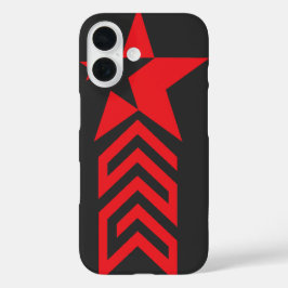 Estrela Vermelha com Setas Chevron