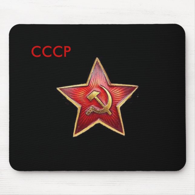 Estrela vermelha Mousepad de CCCP (Frente)
