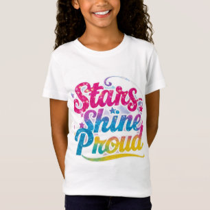 Estrelas Brilham Camiseta Orgulhosa - Patriotismo