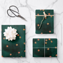 Estrelas brilhantes em papel de moagem