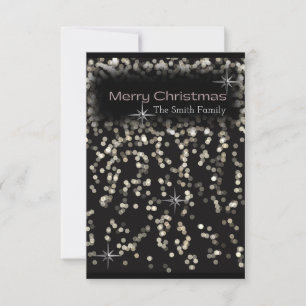 Estrelas brilhantes pretas e brancas