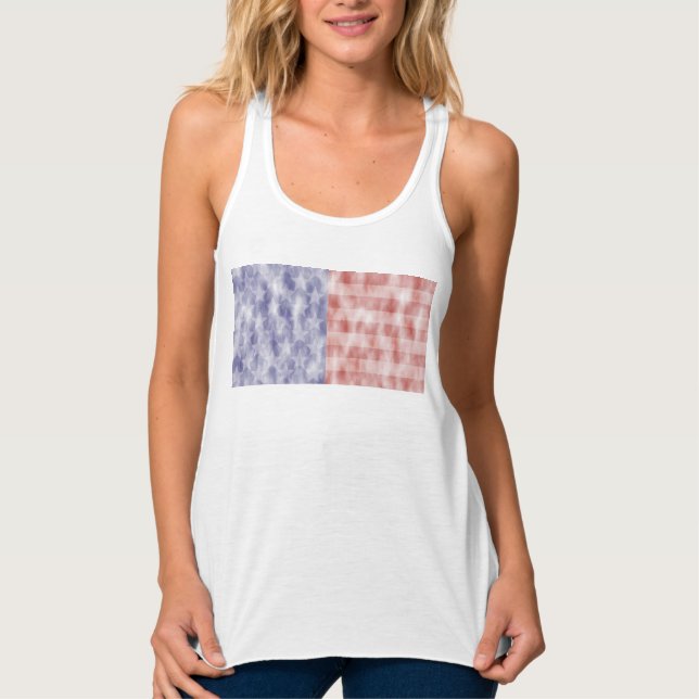 Estrelas & camisa da bandeira americana das (Frente)