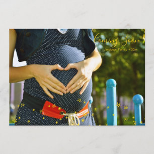 Estrelas chegando em breve Cartão com fotos de lan