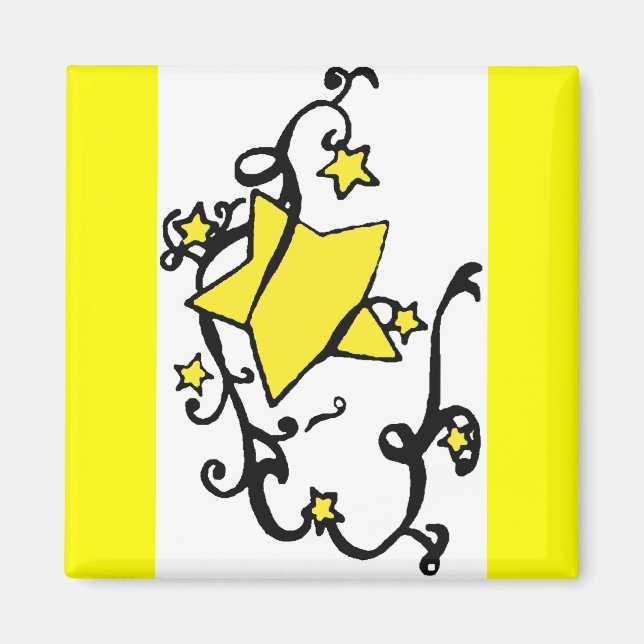 Estrelas com íman de fitas (Frente)
