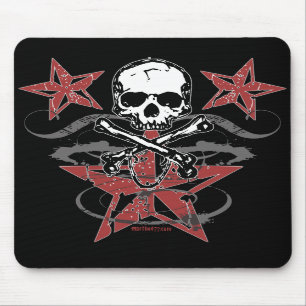 Estrelas & crânio Mousepad