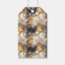 Estrelas de Natal e Etiqueta de presente para Robi