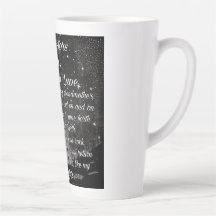 Estrelas do Céu Noturno Poesia Latão Grande Caneca