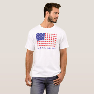 Estrelas dos homens & da greve de Eagles camisa