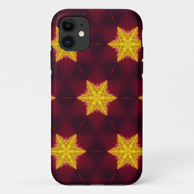 Estrelas Douradas Capinha para iPhone5 (Verso)