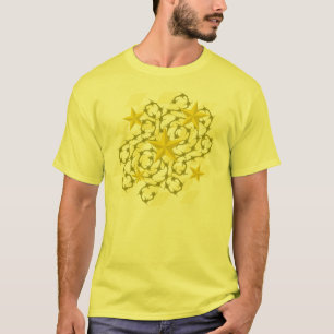 Estrelas Dourados & t-shirt das farpas