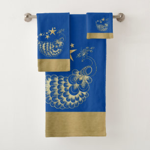 Estrelas e Conjunto de Toalhas de Peacock