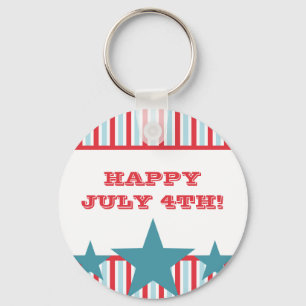 Estrelas e faixas negras Chaveiro