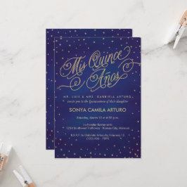 Estrelas Encantadas Convite Quinceañera