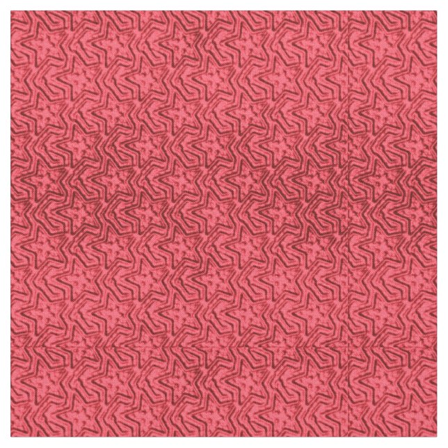 Estrelas Esculpidas - Tecido Rosa-Coral-Zazzle (Detalhe)