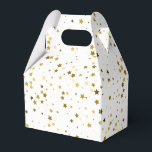 Estrelas Estão Na Caixa De Tratamento<br><div class="desc">A caixa de tratamento favorito do partido é mostrada em um impressão de estrelas brancas e douradas. Personalize este item ou comprar como está. Imagem licenciada</div>