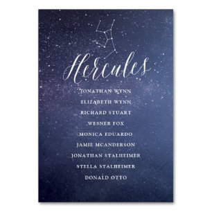 Estrelas Galaxy - Cartões de Gráfico de Casamento