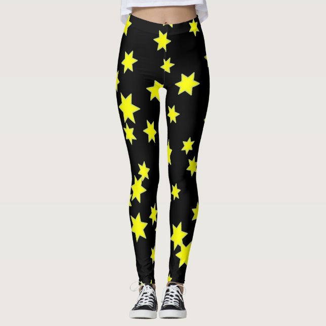 Estrelas Leggings femininas (Frente)