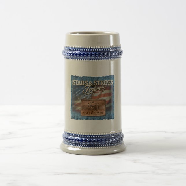 Estrelas & Listras - Caneca de Cerveja (Centro)