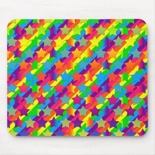 Estrelas no Stripes-Computer Mousepad (Frente)