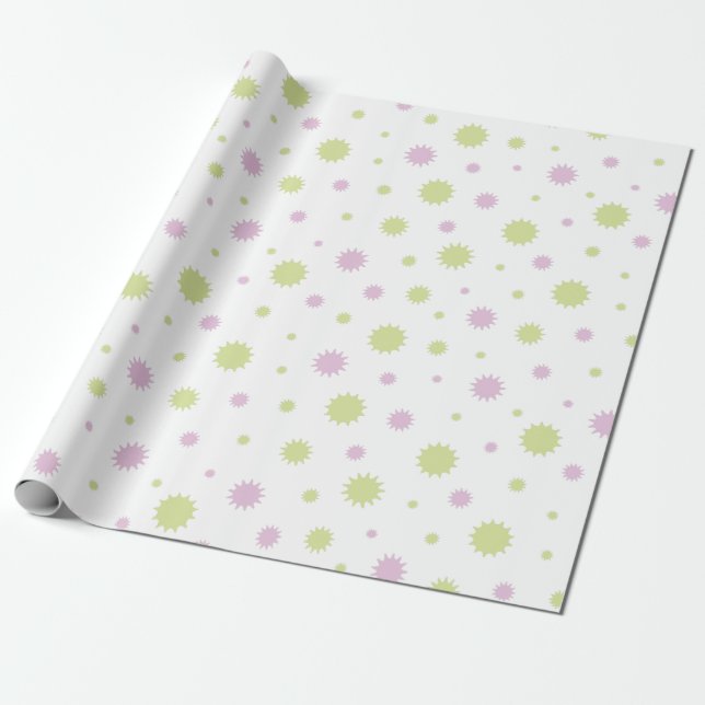 Estrelas. Papel de Presente (Desenrolado)