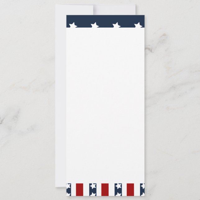 Estrelas Patrióticas e Bandeiras Americanas Design (Frente)