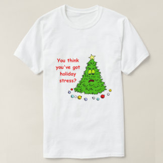 Estresse de Natal Engraçado Camisa de Natal