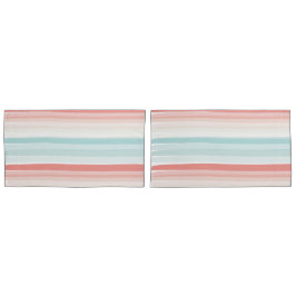 Estrias de Verão em coral e turquesa