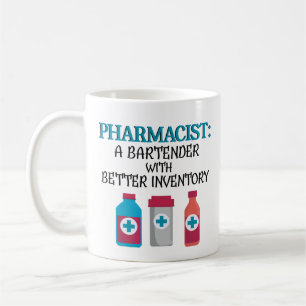 Estudante de PharmD da caneca de café da graduaç