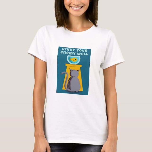 Estude a camisa do seu inimigo (leve) (Frente)
