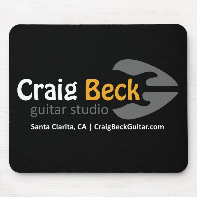 Estúdio da guitarra de Mousepad | Craig Beck (Frente)