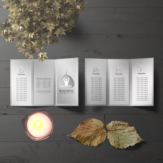 Estúdio de Meditação de Brochuras Yoga Studio Tri- (Criador carregado)