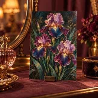 Estudo de Arte Impressão Midnight Iris