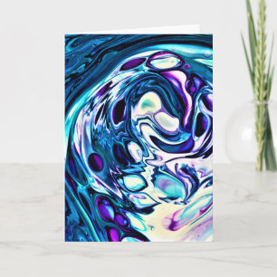 Estudo de Cor Abstrata 100, cartão