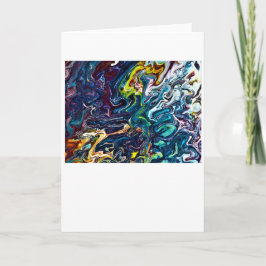 Estudo de Cor Abstrata 155, Cartão