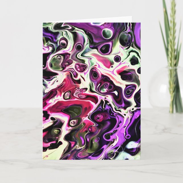 Estudo de Cor Abstrata 197, cartão (Frente)