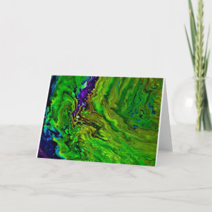 Estudo de Cor Abstrata 25, Cartão
