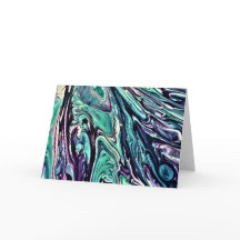 Estudo de Cor Abstrata 286, cartão