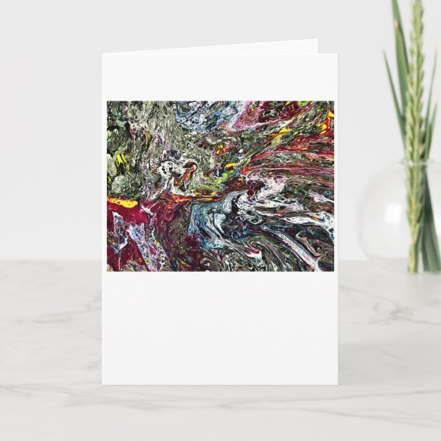 Estudo de Cor Abstrata 45, cartão (Frente)