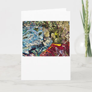 Estudo de Cor Abstrata 47 Cartão