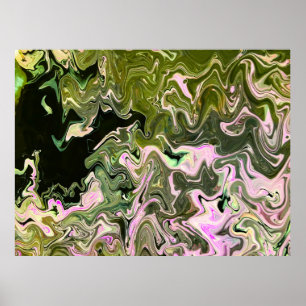 Estudo de cor abstrato 470, Poster