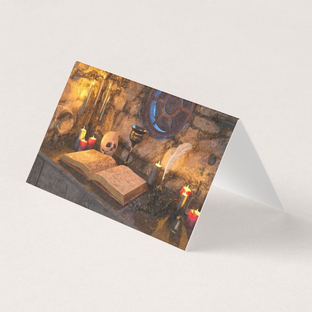 Estudo de Feiticeiro de Fantasia Medieval (Frente)