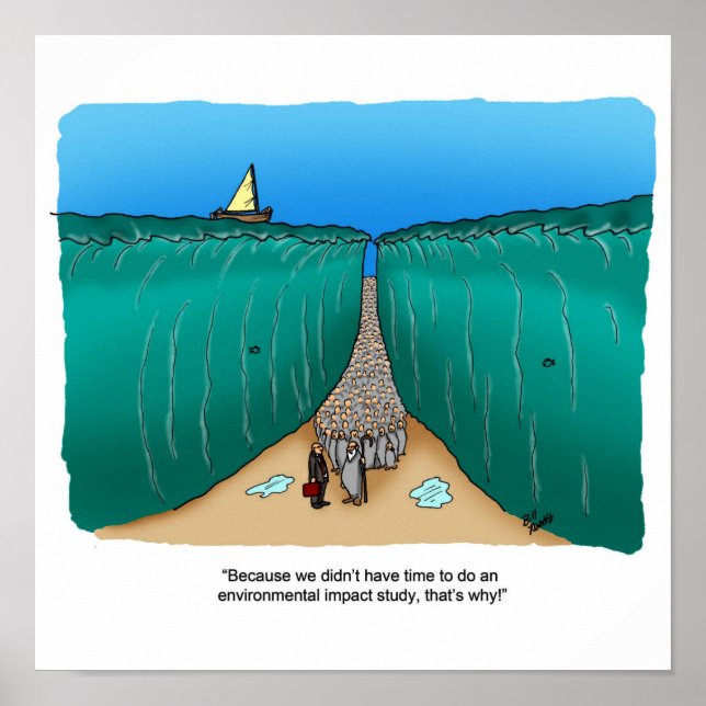 Estudo de Impacto Ambiental Humor Poster (Frente)