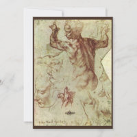 Estudo de Michelangelo sobre uma Sibila Líbia