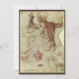 Estudo de Michelangelo sobre uma Sibila Líbia