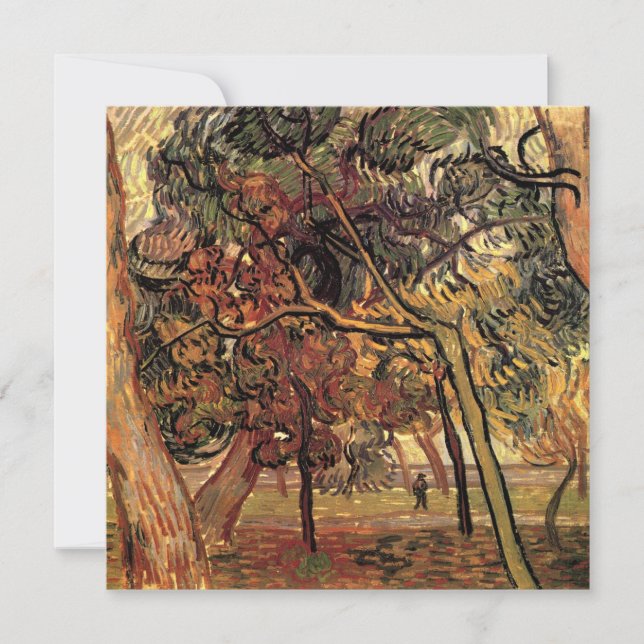 Estudo de Pinheiros por Vincent van Gogh (Frente)