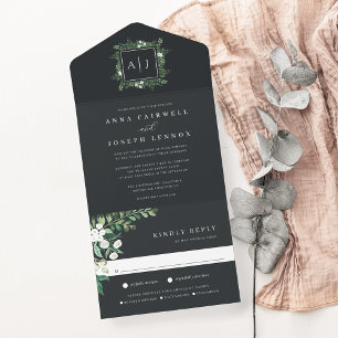 Estufa Casamento Botânico Elegante