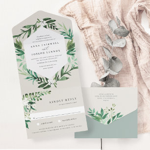 Estufa Casamento Botânico Elegante