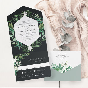 Estufa Casamento Botânico Elegante